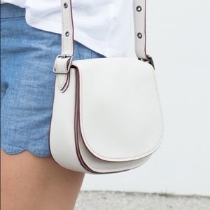 Coach Saddle Bag in Chalk